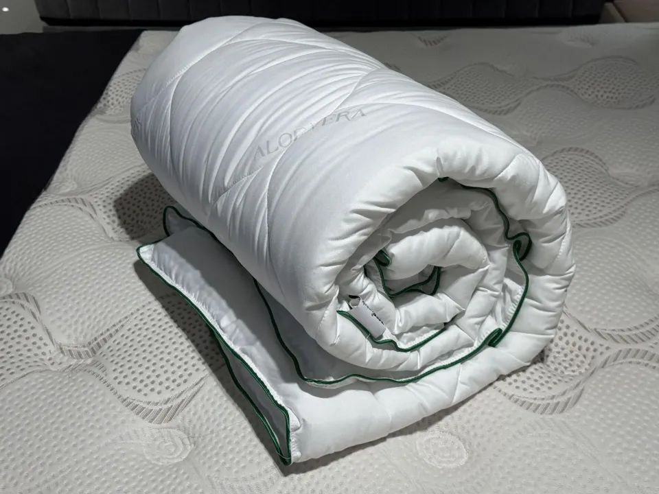 Zinde Aloevera Yorgan 155*215 Saten Tek Biye Tek Kişilik