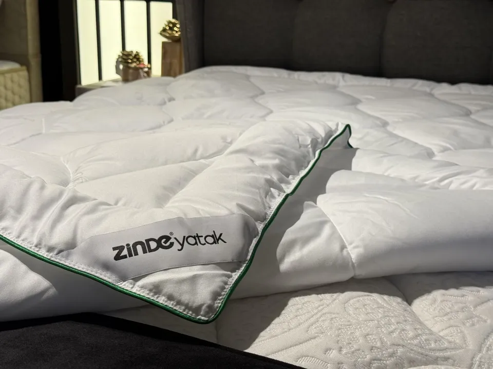 Zinde Aloevera Yorgan 155*215 Saten Tek Biye Tek Kişilik