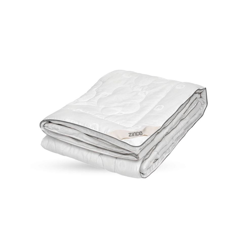 Zinde Pamuk Yorgan 195*215 Saten Tek Biye Çift Kişilik