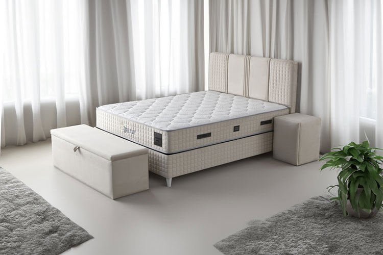 Zinde Dreamy Ortopedik Yatak (342 Krem Kumaş)