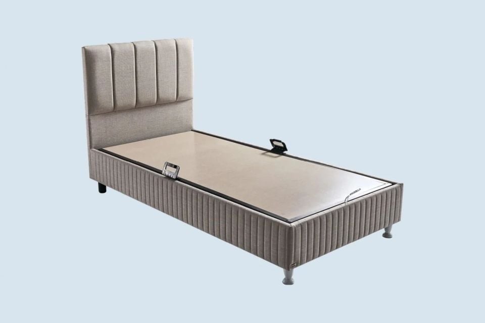 120*200 Zinde 3'Lü Set (Safir Baza-Zümrüt Yatak-Safir Başlık)